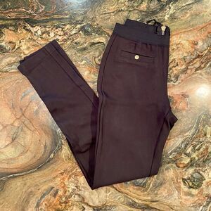 Juicy couture flat front dress pant size P/0 black